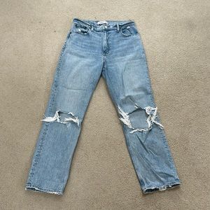 High waist jeans